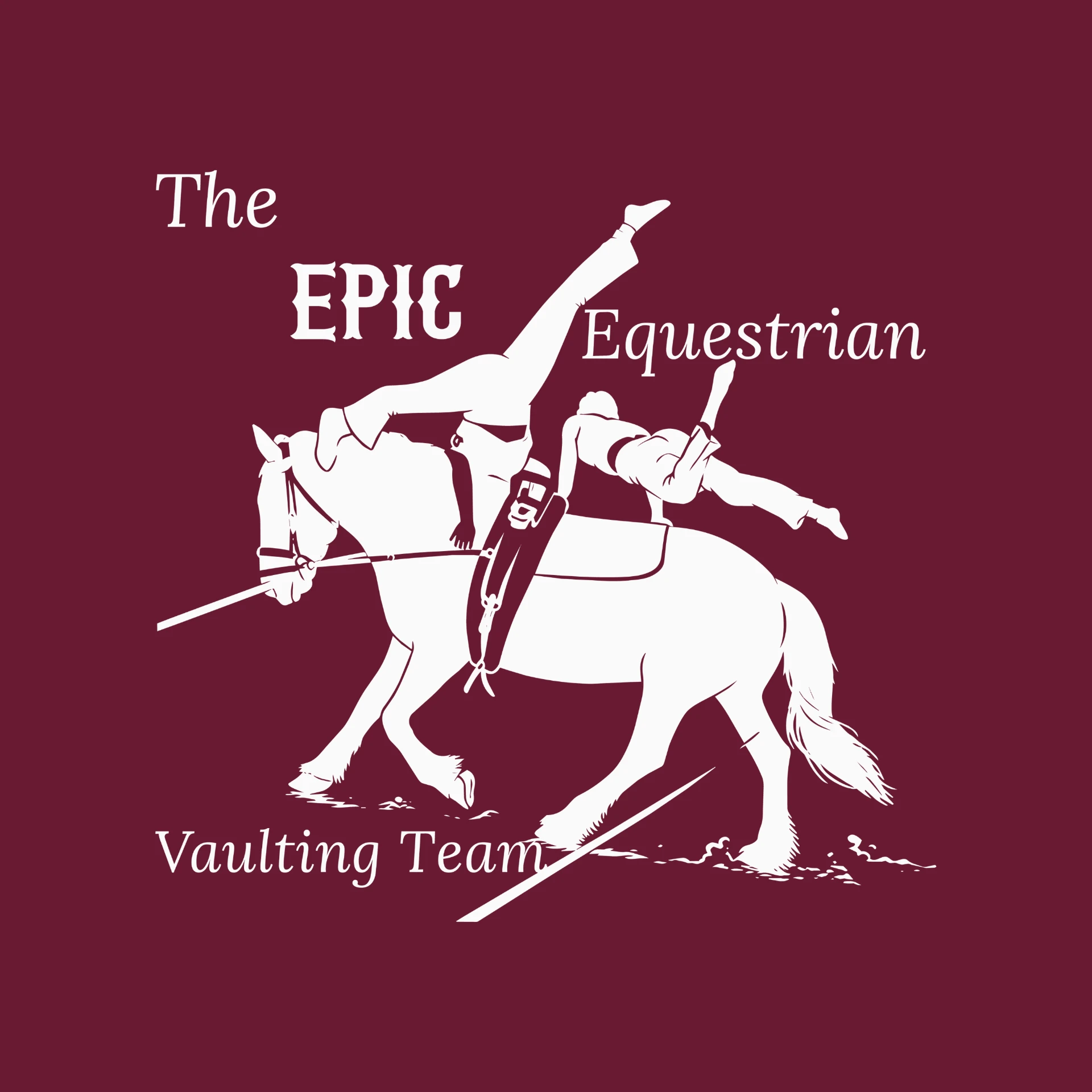 The Epic Equestrian Vaulting Team logo
